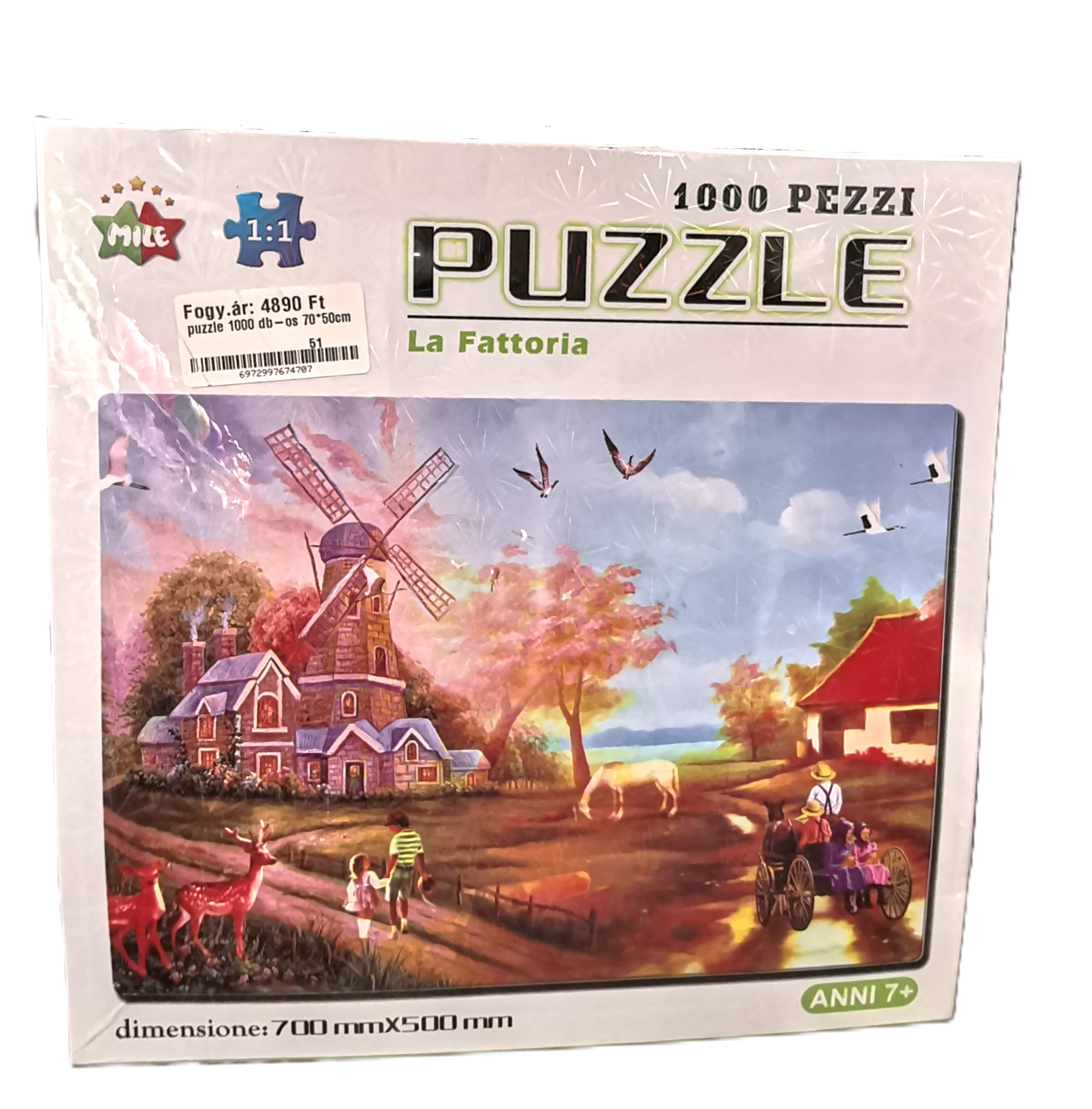 puzzle 1000 db-os 70*50cm