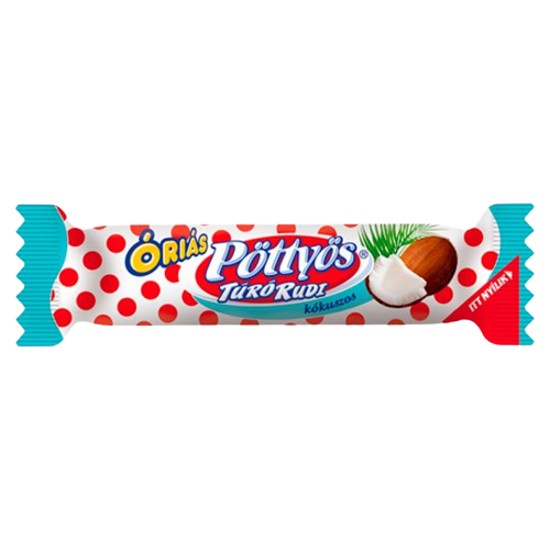 Pöttyös túró rudi 51g óriás kókusz      