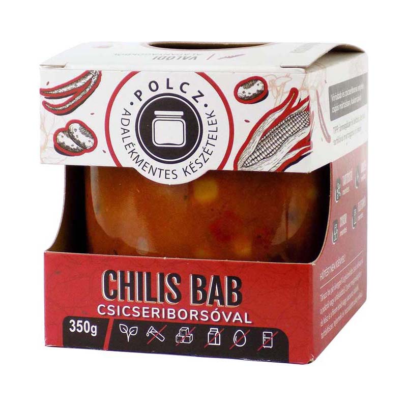 Polcz chilis bab csicseriborsóval 350g
