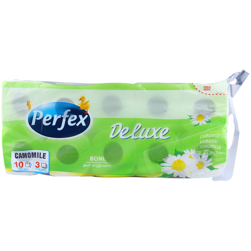 PERFEX DELUXE 3 RÉTEGŰ KAMILLÁS 8+2     