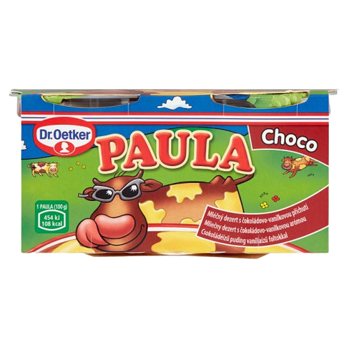 Paula puding 2x100g csoki-vanília
