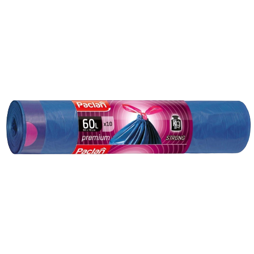 Paclan Prémium zárószalagos szemeteszsák 60l