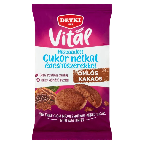 Detki Diabetikus Kakaós keksz 180g