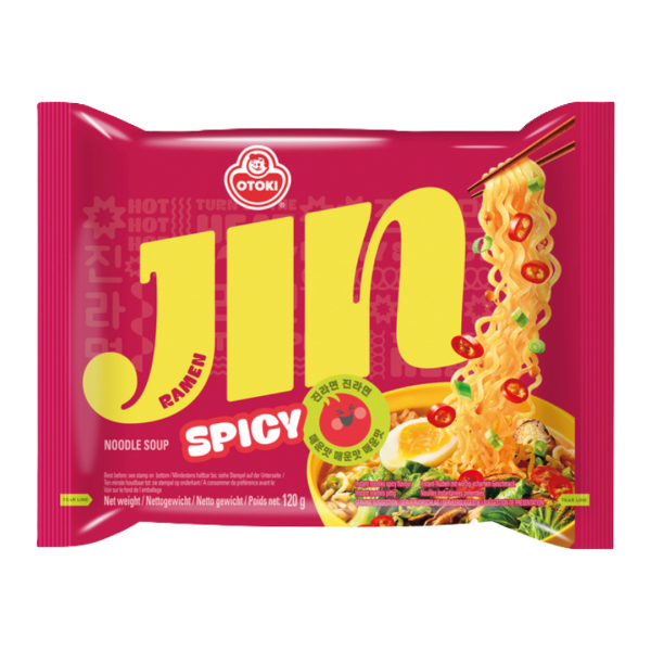Ottogi Jin csipős ramen tészta 120g