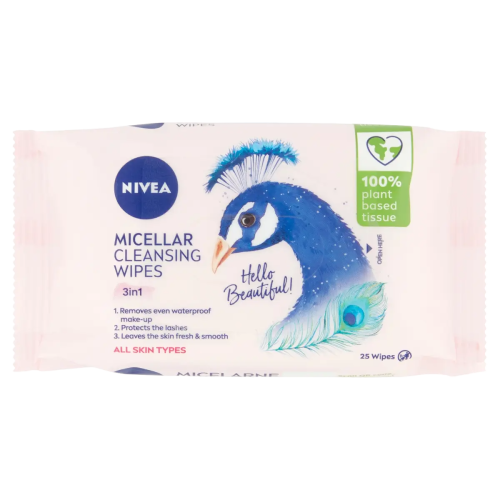 Nivea micellás arctisztító kendő 25db
