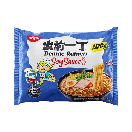 Nissin ramen tészta tokyo szója szósz ízű 100g