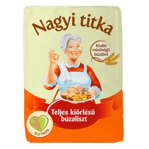 Nagyi titka teljes kiőrlésű búzaliszt 1kg