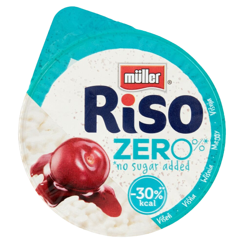 Müller tejberizs zero meggy 200g        