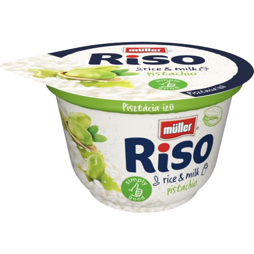 Foodnet Müller tejberizs 200g pisztácia