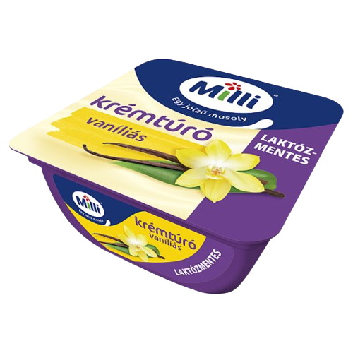 Milli krémtúró laktózm. 90g vanilia