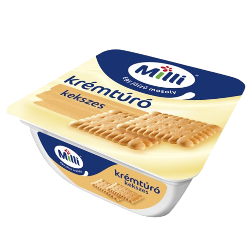 Milli krémtúró 90g lágy kekszdarabokkal