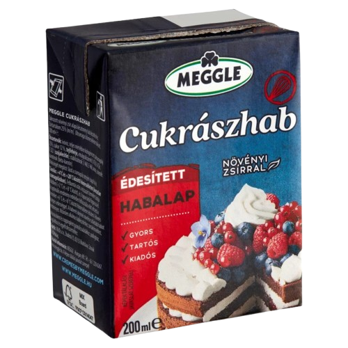 Meggle cukrászhab 200ml                 