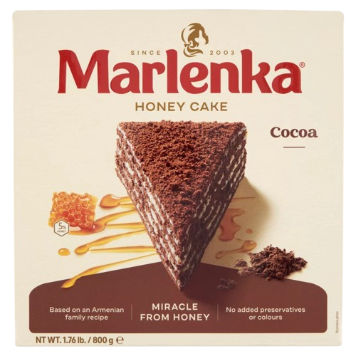 Marlenka mézes kakaós torta 800g