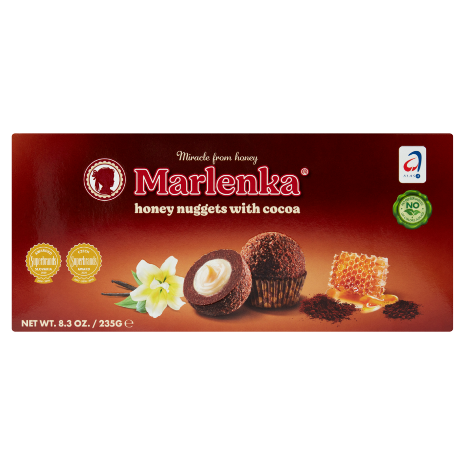 Marlenka mézes kakaós golyó 235g