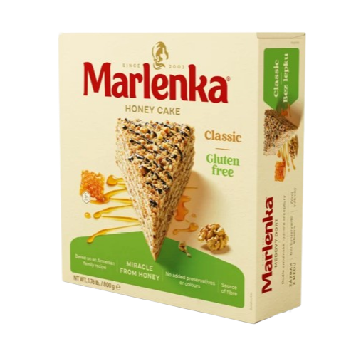 Marlenka mézes diós torta gluténmentes 800g