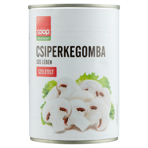 Coop gomba szeletelt sós lében 400g