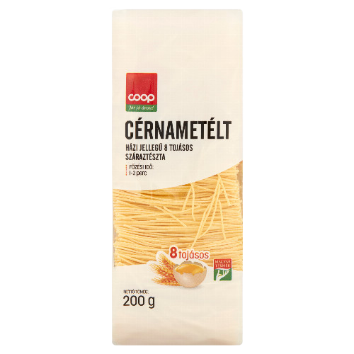 Coop cérnametélt 8 tojásos 200g