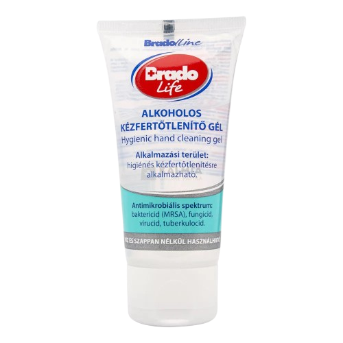 Bradolife kézfertőtlenítő gél 50ml tub.