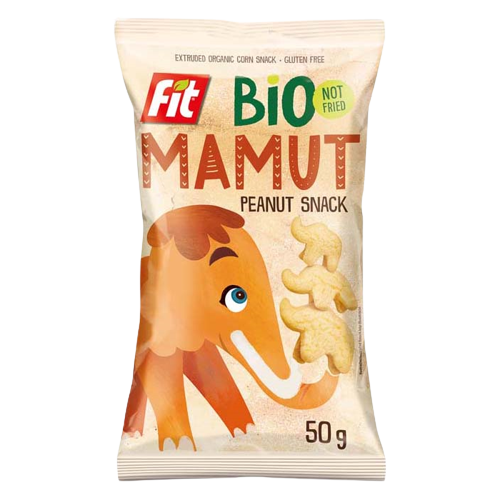 Fit bio mamut extrudált mogyoró ízű snack 50g