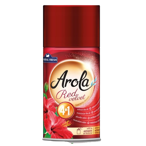 Arola légfr. aerosol ut. 250ml red velve