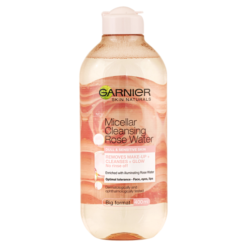 Garnier Skin Naturals micellás víz rózsavízzel 400ml