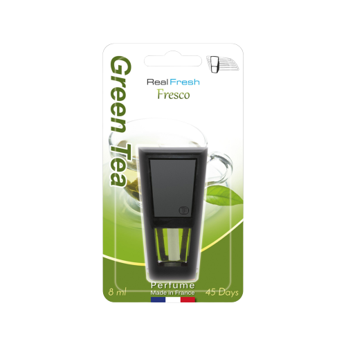 Real Fresh autóillatosító készülék - zöld tea illat, 8ml