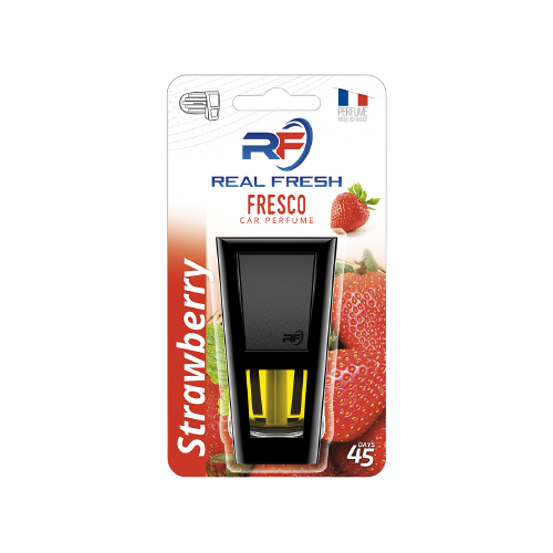 Real Fresh autóillatosító készülék - eper, 8ml