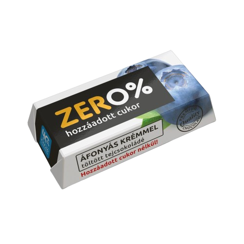 Zero 21g áfonya ízű krémmel töltött csok