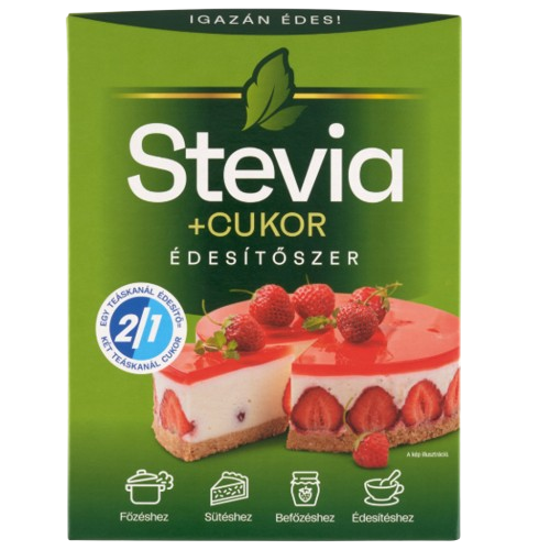 Politur stevia+cukor édesítőszer 500g   