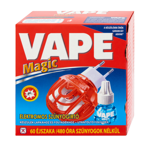 Vape Magic elektromos szúnyogirtó készülék+folyadék 60 éj