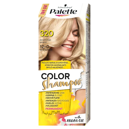Palette Color Shampoo 320 (12-0) szőkítő
