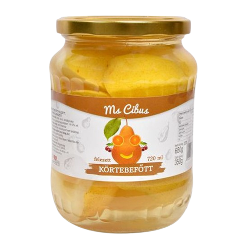 Ms cibus felezett körte befőtt 720ml