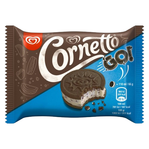 Cornetto go szendvics jégkrém 110ml 