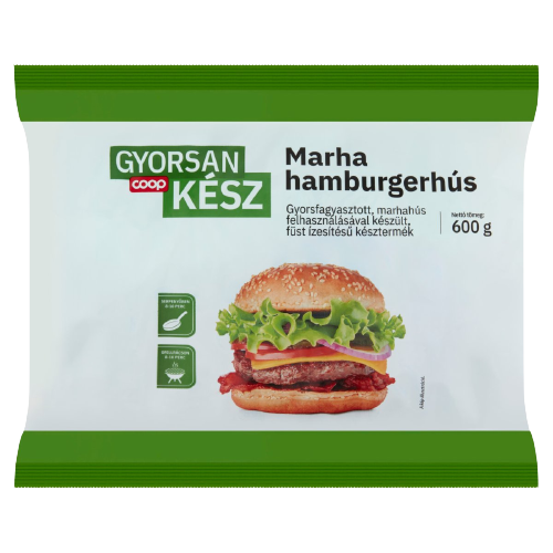 Coop marha hamburgerhús 600g