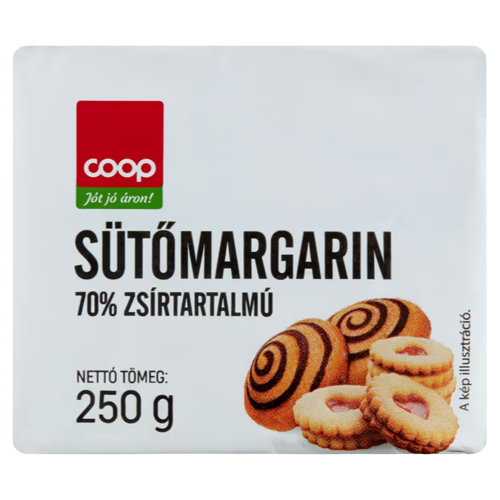 Coop sütőmargarin 250g 70%