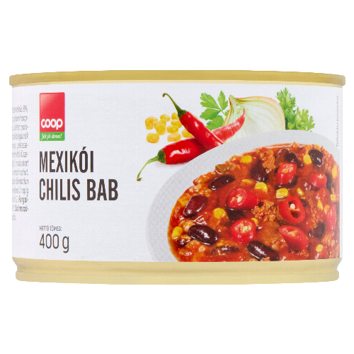 Coop mexikói chilis bab 400g