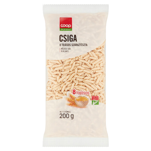 Coop 8 tojásos csiga 200g