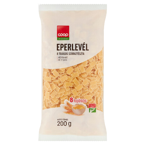 Coop 8 tojásos eperlevél 200g