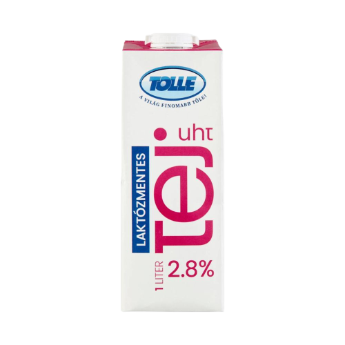Laktózmentes UHT tej 2.8% 1l Tolle