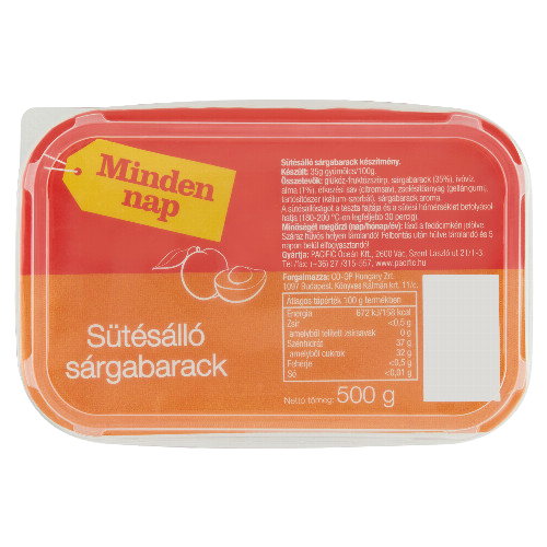 Minden nap sütésálló sárgabarack 500g