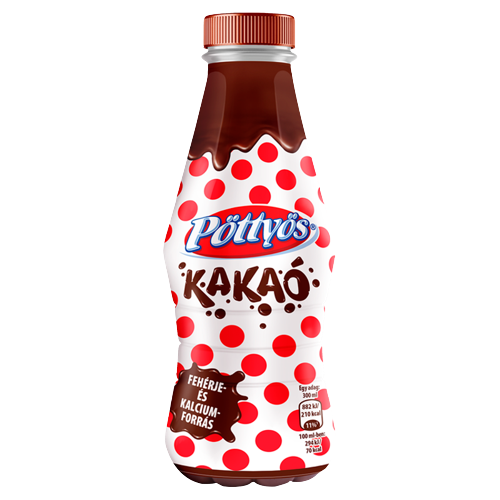 Pöttyös kakaós tej étcsoki 300ml