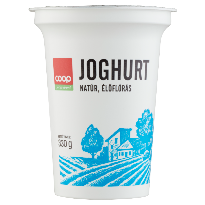 Coop natúr joghurt 3% 330g