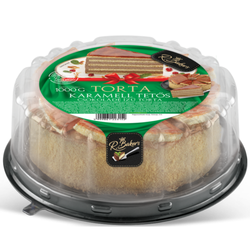 R.Baker's karamell tetős csokoládé izű torta 1kg