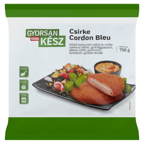 Coop csirke cordon blue gyf.750g