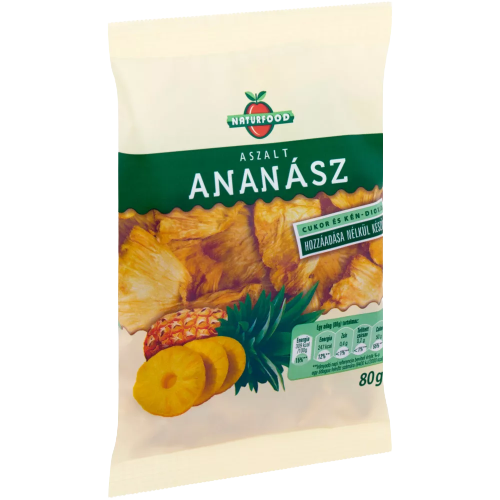 Naturfood aszalt ananász 80g