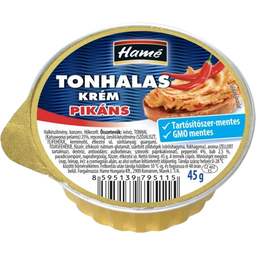 Hamé pikáns tonhalas pástétom 45g