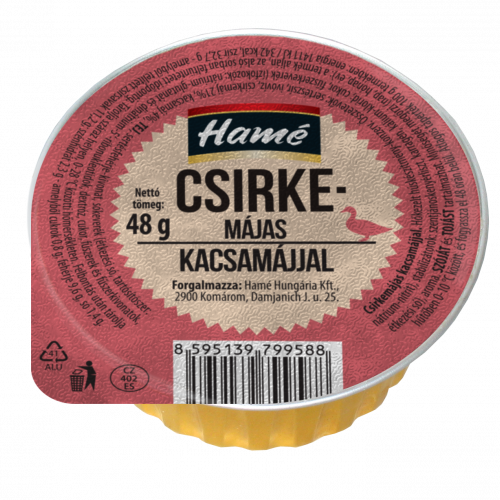 Hamé Csirkemájas kacsamájjal 48g