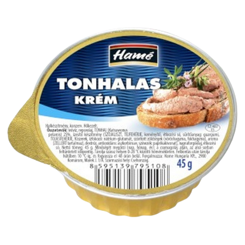 Hamé pástétom tonhalas 45g