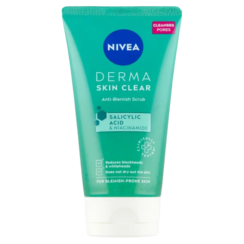 Nivea Derma Skin Clear arcradír 150ml 