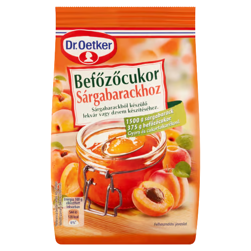 Dr. Oetker befőzőcukor sárgabarackhoz 375g